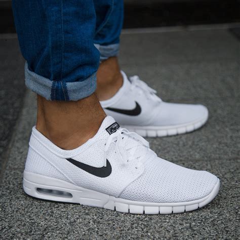 nike sb stefan janoski max blau weiß|nike stefan janoski max men's.